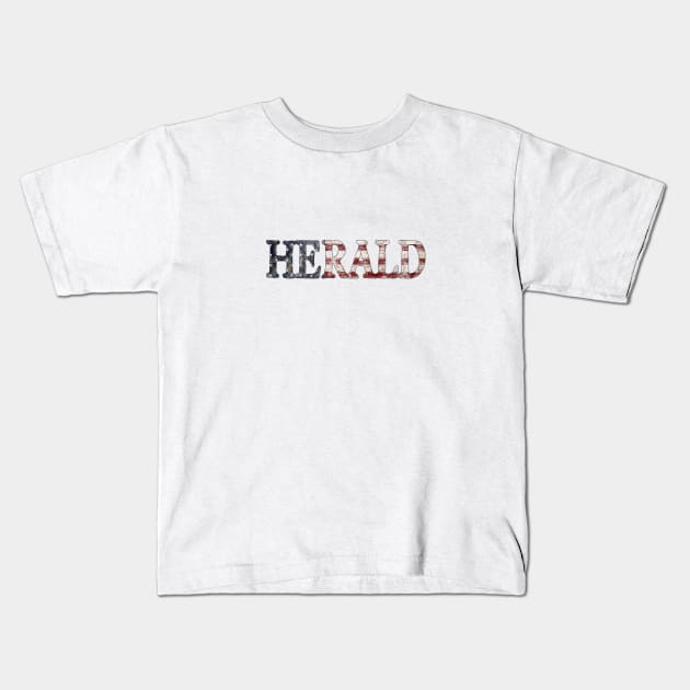 Herald, CA Kids T-Shirt by MonarchGraphics